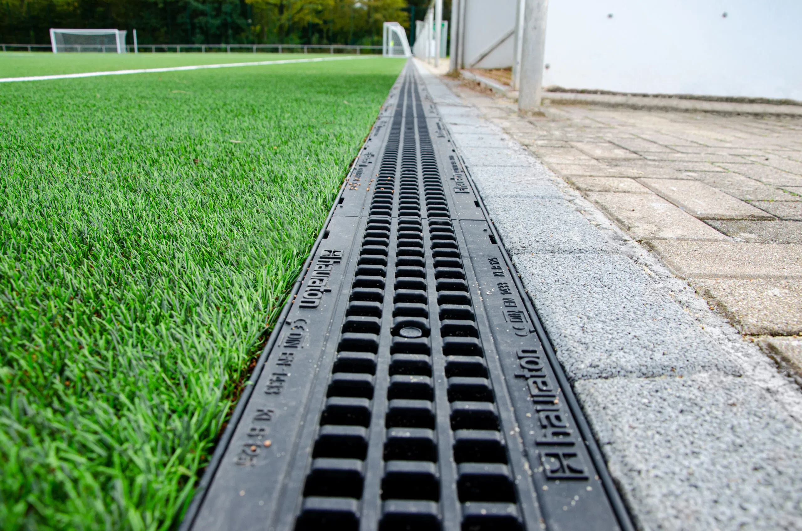 Artificial Turf Drainage System Installation